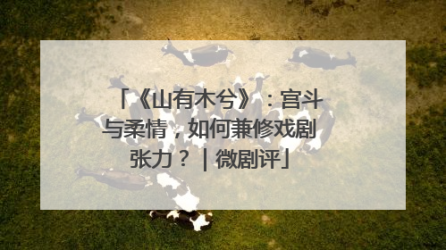 《山有木兮》：宫斗与柔情，如何兼修戏剧张力？｜微剧评