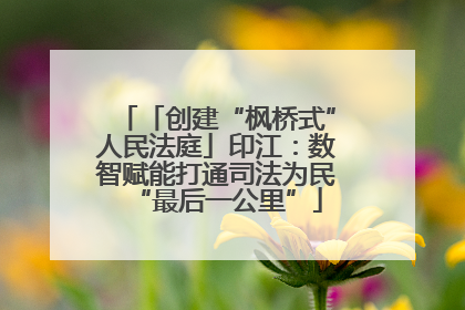 「创建“枫桥式”人民法庭」印江：数智赋能打通司法为民“最后一公里”