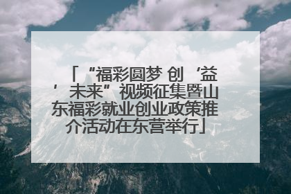 “福彩圆梦 创‘益’未来”视频征集暨山东福彩就业创业政策推介活动在东营举行