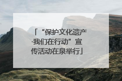 “保护文化遗产·我们在行动”宣传活动在泉举行