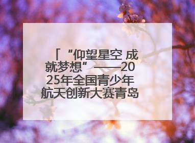 “仰望星空 成就梦想”——2025年全国青少年航天创新大赛青岛选拔赛成功举办