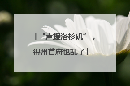 “声援洛杉矶”，得州首府也乱了