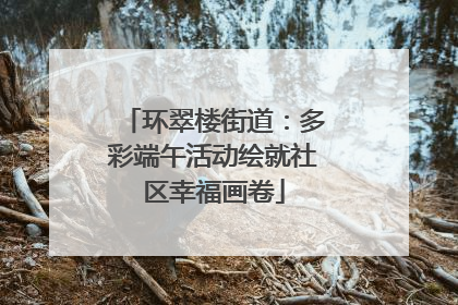 环翠楼街道：多彩端午活动绘就社区幸福画卷