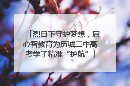 烈日下守护梦想，启心智教育为历城二中高考学子精准“护航”