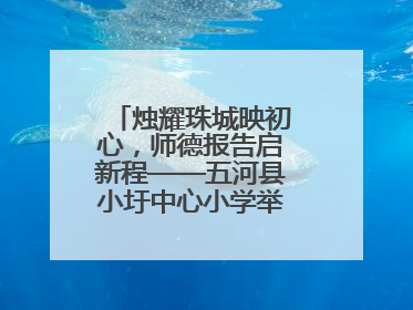 烛耀珠城映初心，师德报告启新程——五河县小圩中心小学举行师德报告会