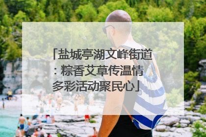 盐城亭湖文峰街道：粽香艾草传温情 多彩活动聚民心