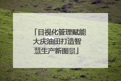目视化管理赋能 大庆油田打造智慧生产新图景