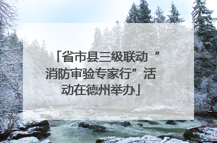 省市县三级联动“消防审验专家行”活动在德州举办