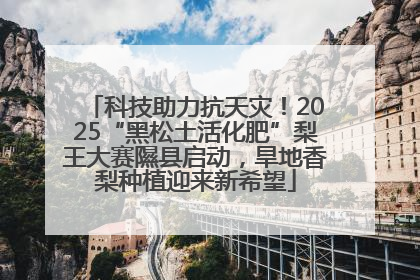 科技助力抗天灾！2025“黑松土活化肥”梨王大赛隰县启动，旱地香梨种植迎来新希望