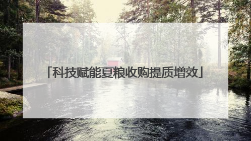 科技赋能夏粮收购提质增效