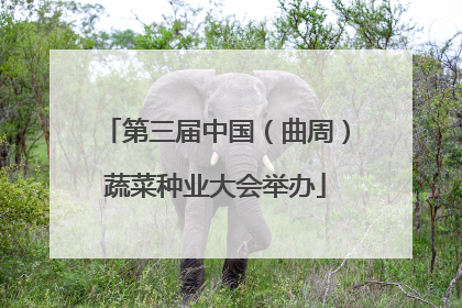 第三届中国（曲周）蔬菜种业大会举办