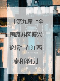 第九届“全国原苏区振兴论坛”在江西泰和举行