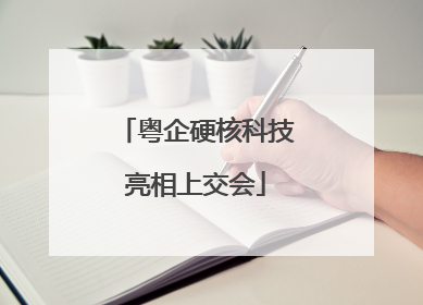 粤企硬核科技亮相上交会