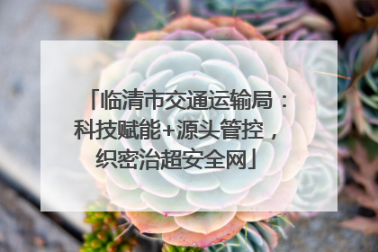 临清市交通运输局：科技赋能+源头管控，织密治超安全网