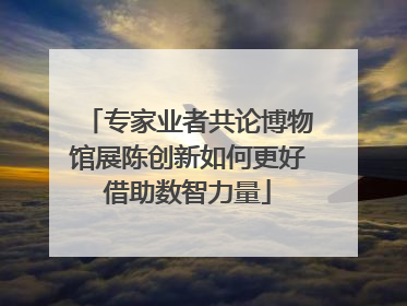 专家业者共论博物馆展陈创新如何更好借助数智力量