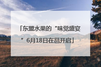 东盟水果的“味觉盛宴”6月18日在邕开启