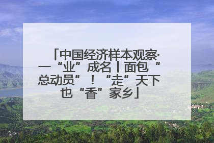 中国经济样本观察·一“业”成名丨面包“总动员”！“走”天下也“香”家乡