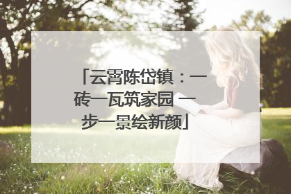 云霄陈岱镇：一砖一瓦筑家园 一步一景绘新颜