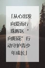 从心出发 向爱而行 珠晖区“向阳花”行动守护青少年成长