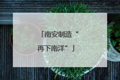 南安制造“再下南洋”
