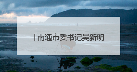 南通市委书记吴新明调研公安、边检工作