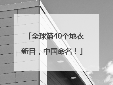 全球第40个地衣新目，中国命名！