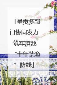 呈贡多部门协同发力 筑牢滇池“十年禁渔”防线