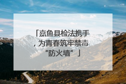 嘉鱼县检法携手，为青春筑牢禁毒“防火墙”