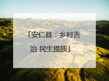 安仁县：乡村善治 民生提质