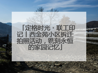 定格时光・联工印记丨西金苑小区拆迁拍照活动，镌刻永恒的家园记忆