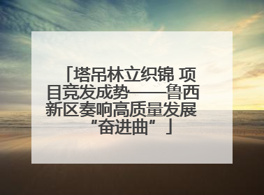 塔吊林立织锦 项目竞发成势——鲁西新区奏响高质量发展“奋进曲”