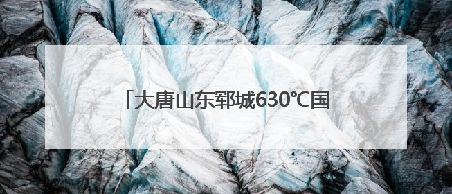 大唐山东郓城630℃国家电力示范项目稳步推进