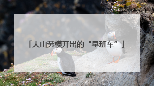 大山劳模开出的“早班车”