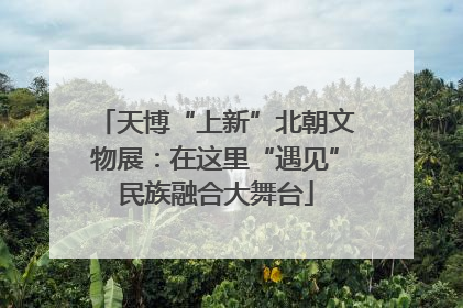 天博“上新”北朝文物展：在这里“遇见”民族融合大舞台