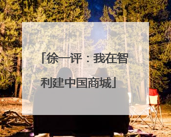 徐一评：我在智利建中国商城