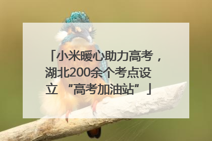 小米暖心助力高考，湖北200余个考点设立 “高考加油站”