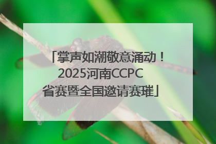 掌声如潮敬意涌动！2025河南CCPC省赛暨全国邀请赛璀