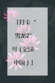 打卡“雪龙2”号（记录中国）