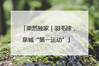 果然独家｜羽毛球，泉城“第一运动”