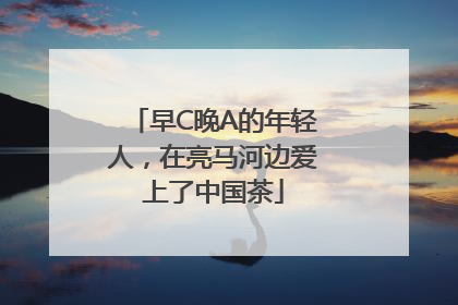 早C晚A的年轻人，在亮马河边爱上了中国茶