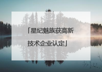星纪魅族获高新技术企业认定