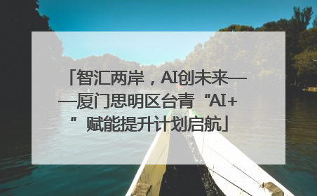 智汇两岸，AI创未来——厦门思明区台青“AI+”赋能提升计划启航