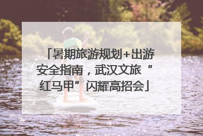 暑期旅游规划+出游安全指南，武汉文旅“红马甲”闪耀高招会