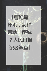 曹妃甸一座港，怎样带动一座城？人民日报记者调查