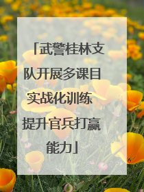 武警桂林支队开展多课目实战化训练 提升官兵打赢能力