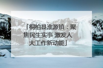 桐柏县淮源镇：聚焦民生实事 激发人大工作新动能