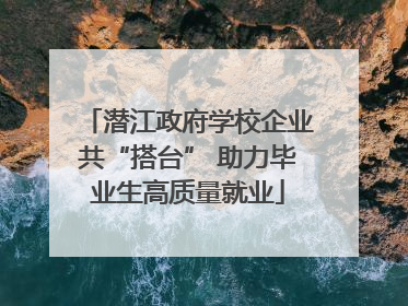 潜江政府学校企业共“搭台” 助力毕业生高质量就业