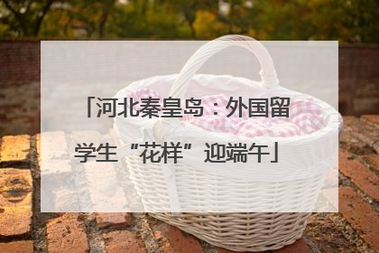 河北秦皇岛：外国留学生“花样”迎端午