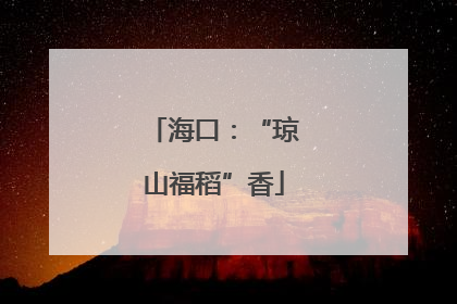 海口：“琼山福稻”香