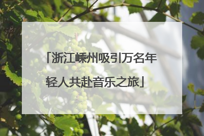 浙江嵊州吸引万名年轻人共赴音乐之旅